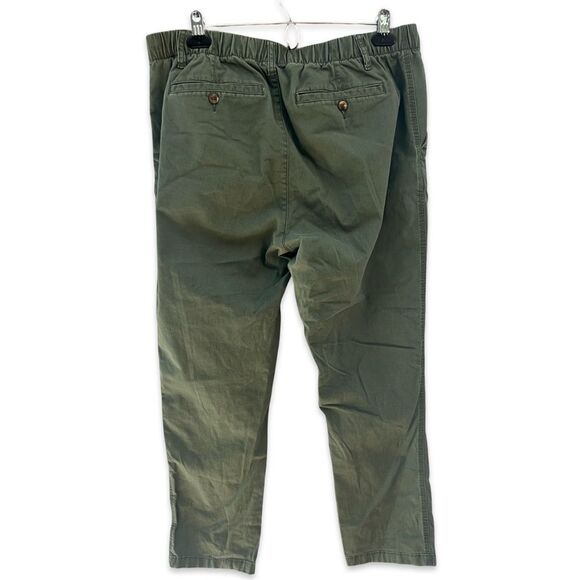 EUC Old Navy Women’s Chino Pants Size L Army Green (W7) - Picture 2 of 7